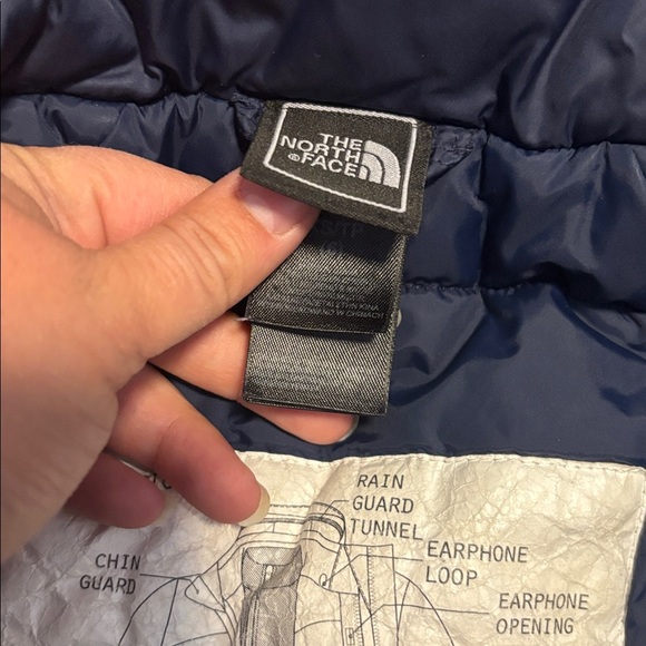 The North Face Kids Puffer Jacket - Purple and Blue - Picture 3 of 5